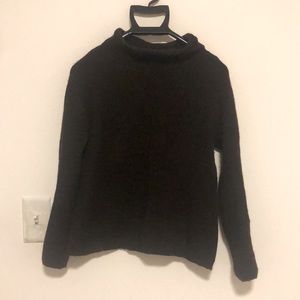 Mock Neck 100% Cashmere Sweater